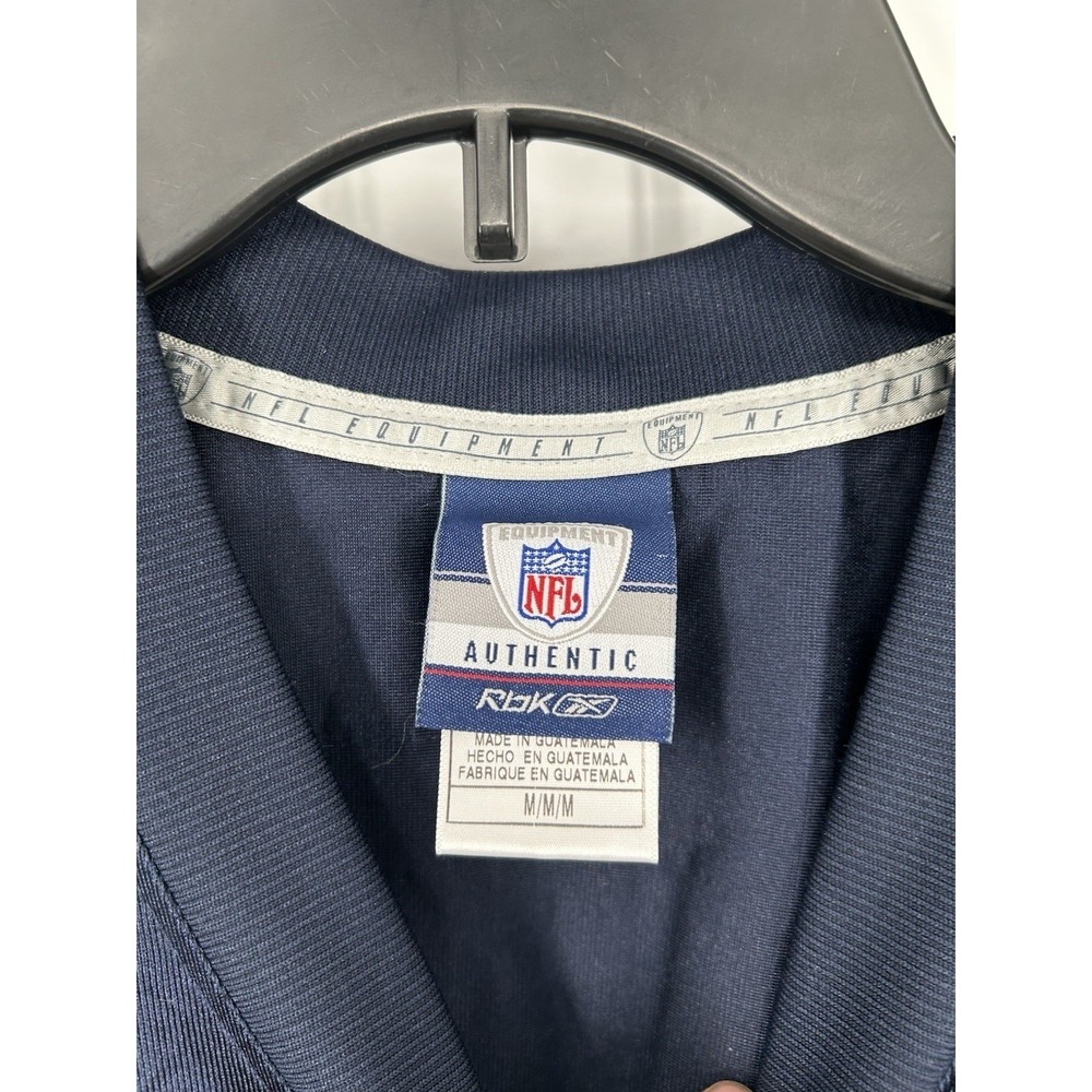 Brian Urlacher Chicago Bears Jersey Navy Blue Football NFL #54 Mens Medium - Picture 3 of 7